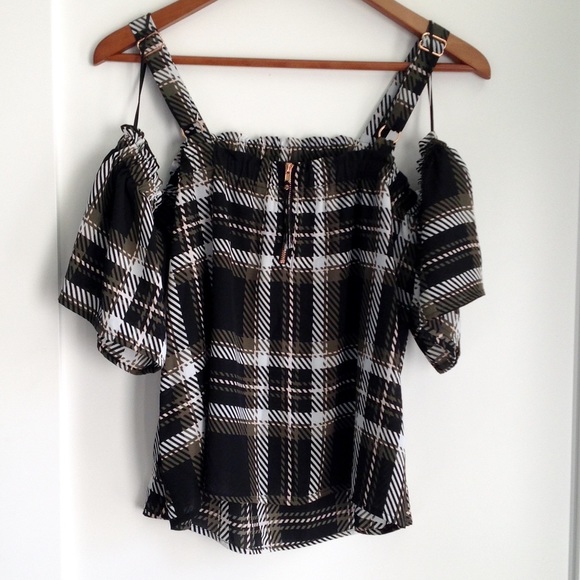 🟡Off-the-shoulder (with straps) blouse - Picture 3 of 7